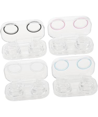 16-Piece Contact Lens Container Organizer | Travel Cases for Lenses & Glasses | Homsfou Portable Cosmetic Lens Box - Buy Online on GoSupps.com
