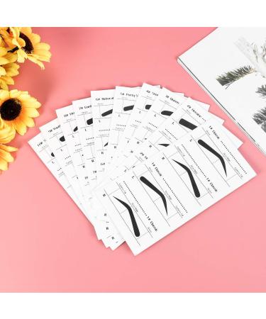 Frcolor 10pcs Eyebrow Stencils - Adhesive Brow Shaping Stickers for DIY Grooming | Makeup Beauty Tools - Buy Online on GoSupps.com