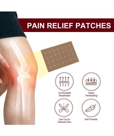Sumifun 64Pcs Back Pain Patch - Tiger Patch for Pain Relief in Shoulder, Back, Knee, and Neck - Chinese Red Tiger Patch for Full Body Pain Relief - Buy Online on GoSupps.com