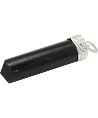 Harmonize Tourmuline Stone Pencil Wand Pendant Reiki Spiritual Reiki Healing Crystal Amulet - Buy Online on GoSupps.com