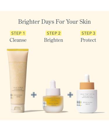 Beekman 1802 Golden Booster Amla Berry Face Serum (0.5 fl oz) + Bloom Cream Daily Face Moisturizer (1.69 oz) - Good for Sensitive Skin - Cruelty Free - Buy Online on GoSupps.com