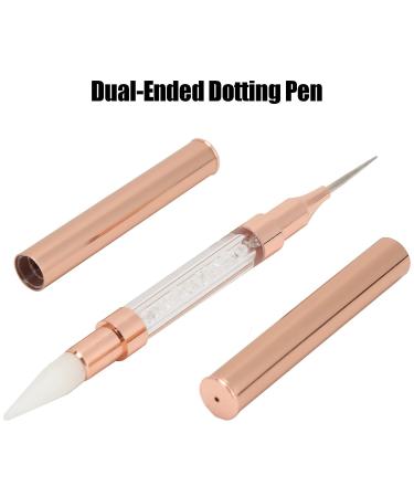 Double-Sided Dotting Pen for Nail Art - Rhinestone Picker & DIY Decoration Tool (White) - Buy Online on GoSupps.com