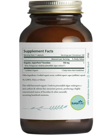 Pure Synergy SuperPure Fucoidan Capsules - 60 Count for Enhanced Immune Support - Buy Online on GoSupps.com