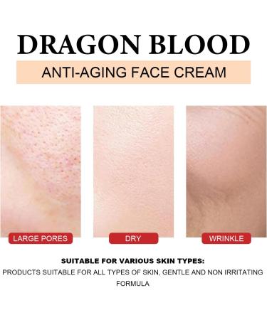 SKZKK Dragon Blood Set of 6 firming and moisturizing anti-aging face creams with hyaluronic acid to eliminate fine lines even skin tone natural ingredients for everyone - Buy Online on GoSupps.com