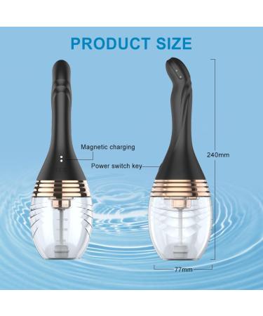 Unisex Automatic Electric Enema Bulb - 3 Speeds Silicone Douche Cleaner Kit for Comfortable & Effective Use - Shop Now - Buy Online on GoSupps.com