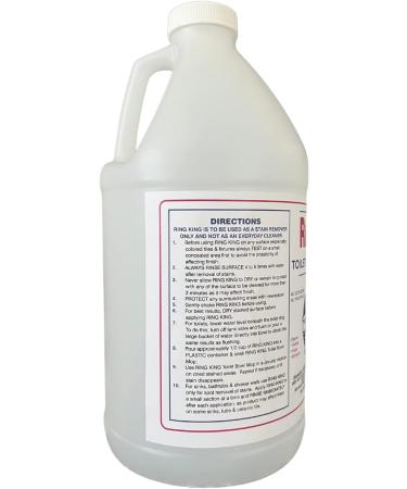 Ring King Toilet Ring Remover Cleaner - Fast Acting Multi-Surface Stain Remover (64OZRK) - Buy Online on GoSupps.com