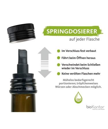 Organic Apple Cider Vinegar 500ml - Unfiltered Unpasteurized & Naturally Cloudy | Biocontor - Buy Online on GoSupps.com