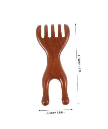 Plafope Portable Comb for Curly Hair | Wide Tooth Wooden Massager for Women | Practical Hair Care Device - Buy Online on GoSupps.com