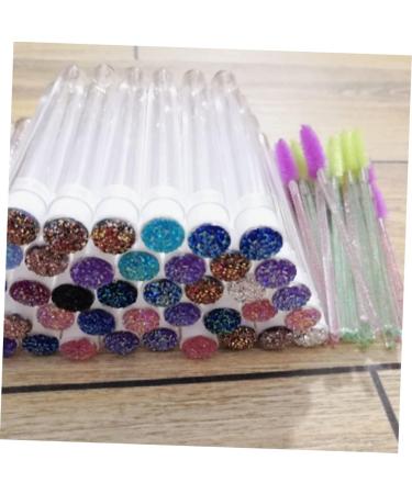 Mikinona Fake Eye Lashes 10pcs Hollow with Drill Eyelash Holder Colored Mascara Small Eyelash Brush Precision Tube Woman - Buy Online on GoSupps.com