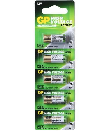 Buy GP Super 23A 12V High Voltage Alkaline Battery (Pack of 5) - Reliable Power for Electronics | Fast International Shipping - Buy Online on GoSupps.com