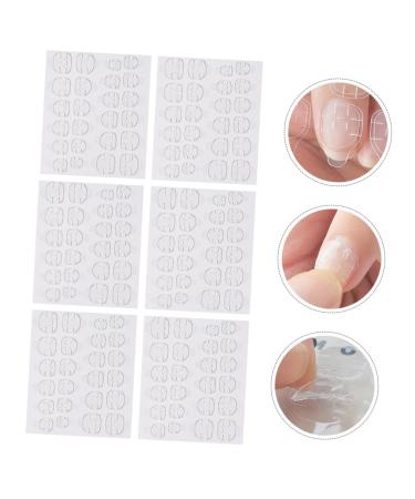 PLAFOPE 20 Sheets Transparent Double-Sided Nail Glue Stickers Waterproof Nail Tabs for Easy Secure Attachment of False Nails Suitable for Festive Daily Occasions - Buy Online on GoSupps.com