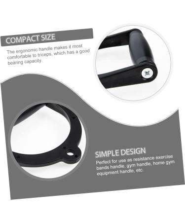 BESPORTBLE 4 Pcs Sports Handle Fitness Equipments Replaceable Plastic Blackx3pcs 18x16cmx3pcs - Buy Online on GoSupps.com