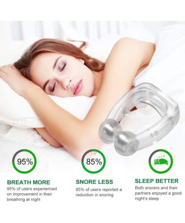 Silicone Magnetic Anti Snoring Nose Clip - 6 Pack Snoring Solution for Men and Women - Buy Online on GoSupps.com