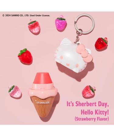 Lip Smacker Hello Kitty Cheerful Cherry & Ice Cream Lip Balms - Sanrio Collection Flavored Moisturizing Lippy Pals - Buy Online on GoSupps.com