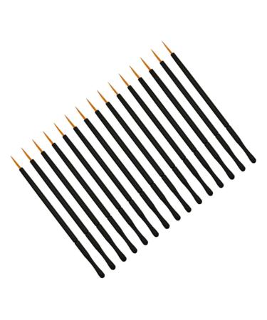 Mipcase 50pcs White Gel Eyeliner Pot Gel Liner Eyeliner Eye Makeup Tools Eyeliner Brush Disposable Set 10X0.5cm Orange