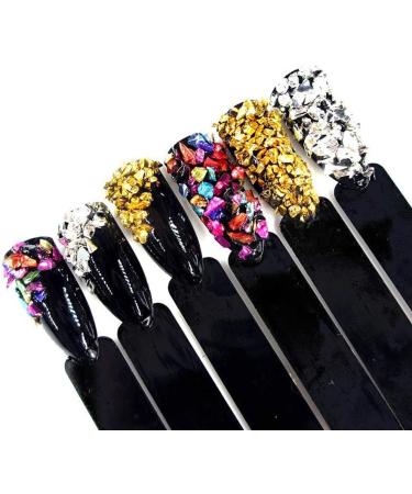 Jmassyang Crushed Glass Metallic Chips 100g for Nail Art, Crafts & Resin - Sliver 2-4mm - Buy Online on GoSupps.com