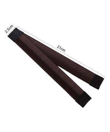 SASFOU Magic Hair Bun Maker 4 Pcs French Twist Donut Shaper for Women - Black/Coffee - Buy Online on GoSupps.com
