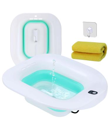 Electric Sitz Bath Toilet Seat, Electric Sitz Bath for Hemorrhoids, for Vaginial Detox Steaming Pot, Postpartum Care Relief Treatment, Soaked Steam Relief of Vaginal/Anal Inflammation