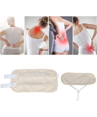 Raguso Castor Oil Neck Pack | Ergonomic Waterproof Velcro Belt | Double-Layer Compression Pads | Organic Culinary Oil Packaging for Yoga & Wellness - Buy Online on GoSupps.com