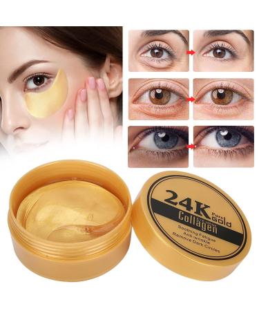 60pcs 24K Gold Eye Pads - Moisturizing Anti-Aging Gel Masks for Dark Circles Swelling & Fine Lines | Shop Now! - Buy Online on GoSupps.com