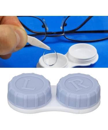 Travel Contact Lens Storage Box with Tweezers & Care Bottle | Durable ETUI Case for Easy Lens Management - Buy Online on GoSupps.com