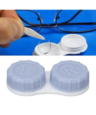 2-Part Contact Lens Box Kit with Mirrors - Perfect for Travel | Durable Containers for Men & Women - Buy Online on GoSupps.com
