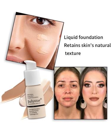 Julystar Oil control foundation cream foundation concealer foundation liquid foundation lasting without makeup (02#) - Buy Online on GoSupps.com