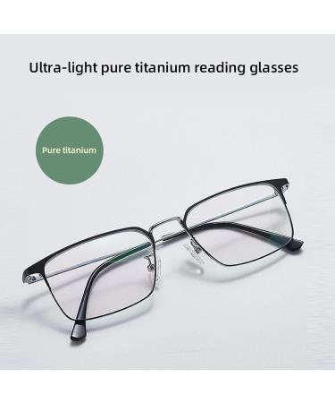 Buy Ultra-Light Progressive Multi-Focus Anti-Blue Light Reading Glasses - Pure Titanium Black 5.5x1.4x2.1in - International Shipping Available - Buy Online on GoSupps.com
