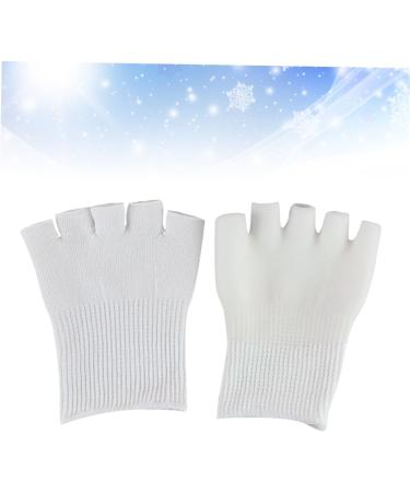 Beaupretty 1 Pair Heel Sleeves for Cracked Heels Dry feet Gel Socks Toe spacers Toe Spreader Gel spa Socks Bunion splints pad Foot spa Socks Gel feet Sock moisturizing Supplies White - Buy Online on GoSupps.com