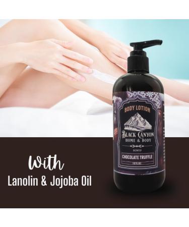 Black Canyon Chocolate Truffle Scented Body Lotion with Lanolin and Jojoba Oil 12 Oz (2 Pack) - Buy Online on GoSupps.com