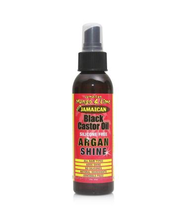 Jamaican Black Castor Oil Mango & Lime Argan Shine Silicone Free 118 5ml - Buy Online on GoSupps.com