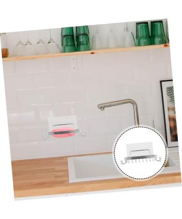 KONTONTY Nail-free Wall-mounted Soap Holder Soap Draining Holder Steel Bar Soap Dish Soap Rack Soap Dish Hooks Kitchen Sink Organizer Soap Drainer Container Storage Stainless Steel Travel - Buy Online on GoSupps.com