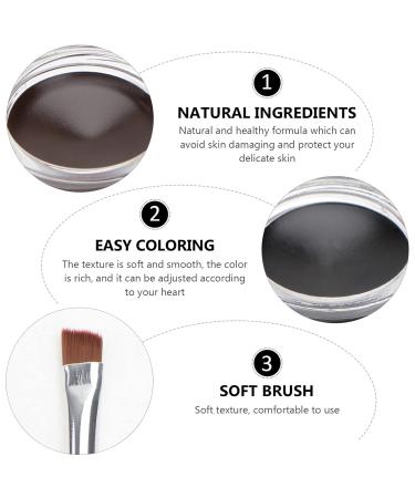 Buy Music Flower 2-in-1 Gel Eyeliner & Eyebrow Color Set - Waterproof Long-Lasting Makeup with Brushes - International Shipping Available - Buy Online on GoSupps.com
