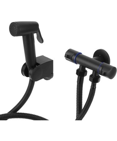 Bidet Spray Head G1/2 - High Pressure Handheld Bidet Sprayer Set | Black Bathroom Accessories - Buy Online on GoSupps.com