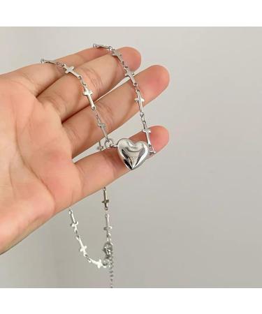 Oralgo's Unique Gothic Cross Necklace & Crucifix Pendant - Stylish Metal Collarbone Chain Jewelry Accessory - Buy Online on GoSupps.com