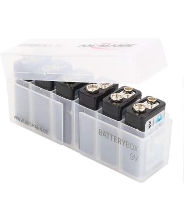 Ansmann 9V Rechargeable Battery 300mAh (6-Pack) with Batterybox - Low Self Discharge NiMH for International Shipping - Buy Online on GoSupps.com