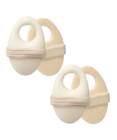 Mobestech 2 Pairs Toe Corn Stickers Convenient Toe Cushion Daily Use Toe Pads Outdoor Corn Pads Comfortable Toe Pads Metatarsal Pads High Heel Men and Women Foam Wear Sleeve