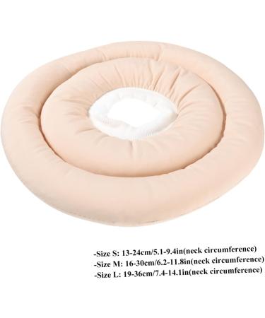 CORHAD Elizabeth Circle Cats Cone Puppy Collars Neck Cone The Waterproof Cloth is Filled with Pp Cotton S Beige - Buy Online on GoSupps.com