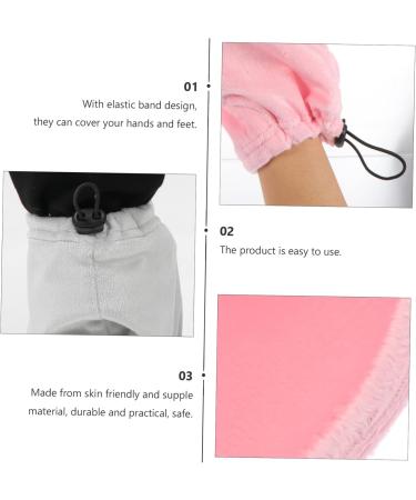 Ipetboom 1 Set Gloves Exfoliate Glove Exfoliating Mitts Giftsetfor Women Exfoliator Glove Paraffin Wax Foot Covers Reusable Foot Covers Care Foot Wax Elastic Band Boots Tool Fabric - Buy Online on GoSupps.com