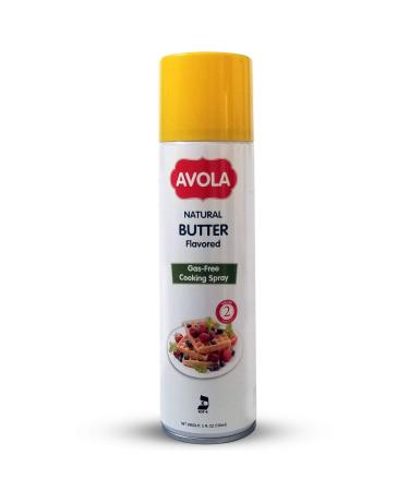 GAS-FREE BUTTER FLAVOR Cooking Spray - Aerosol-Free, Gluten-Free, Vegan, Kosher - 5 fl oz (150 ml)