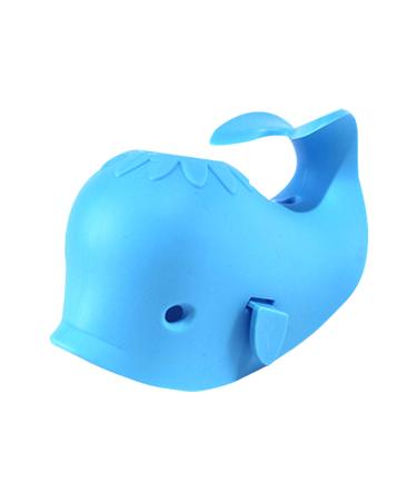 DYSONGO Bath Faucet Cover Whale Bathtub Spout Cover Soft for Kids Blue.