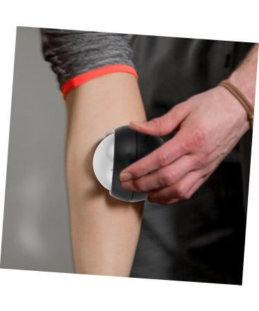 Fomiyes Hand Massage Ball - Muscle Relief & Fitness Circulation Roller - Cold Foot Massage Device (6.5x6.5x6cm Black) - Buy Online on GoSupps.com