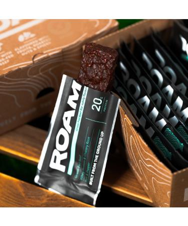 ROAM Natural Protein Bars Meal Replacement Nutrition Bars High Protein And Low Carb Ideal For Healthy Diet (Original 6 Count (Pack of 1)) Original 6 x 45g Bars - Buy Online on GoSupps.com
