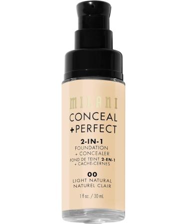 MILANI Conceal + Perfect 2-In-1 Foundation + Concealer - Light Natural 30 ml (Lot de 1) l ger - Buy Online on GoSupps.com