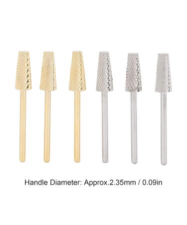 6pcs Nail Art Grinding Heads | Portable Tungsten Steel Nail Drill Bits for DIY & Salon Use - Buy Online on GoSupps.com