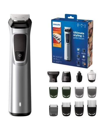 Philips Multigoom Series 7000 14-in-1 Face and Body Hair Shaver and Trimmer (Model MG7720/13) Silver Black 14-in-1 Multigroom - Buy Online on GoSupps.com