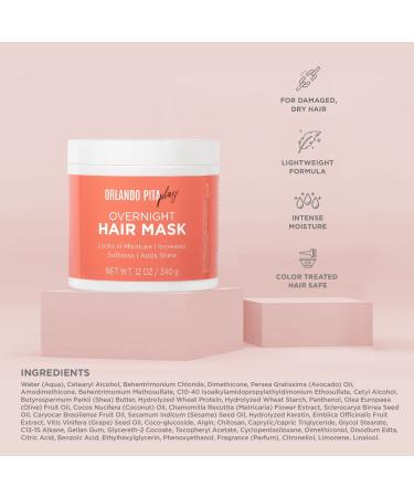 ORLANDO PITA PLAY Overnight Hair Mask - 12 Oz - Hydrating & Replenishing Treatment for Soft, Smooth, and Silky Hair - Buy Online on GoSupps.com