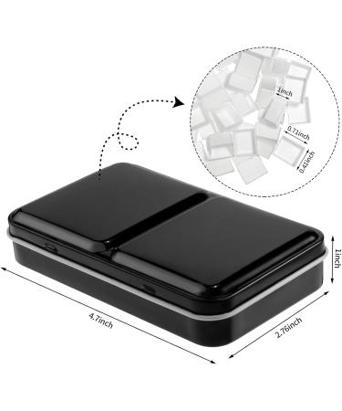 51 Piece Watercolor Paint Palette Set - Metal Tin Box with Half Pans, Lid, and Storage Bag - Travel-Friendly Watercolor Kit for Artists in Black - Buy Online on GoSupps.com