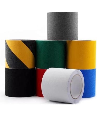 Hazard Tape Anti Slip Tape High Grip Non Slip Traction Sticker Tape Abrasive Adhesive Tape 500CM Long for Stairs Floor(Black 100mm) 100mm Black - Buy Online on GoSupps.com