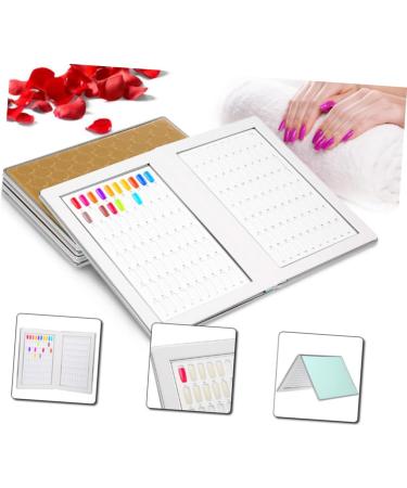  BIUDECO Nail Color Exhibition Book Presentation Card Color Distinction Card Manicure Color Nail Polish - Buy Online on GoSupps.com